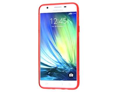 Wave Case for Samsung Galaxy A7 (2017) - Frosted Red/Red