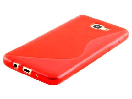 Wave Case for Samsung Galaxy A7 (2017) - Frosted Red/Red