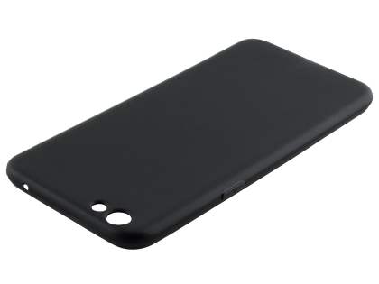 Frosted TPU Gel Case for Oppo R9s - Classic Black