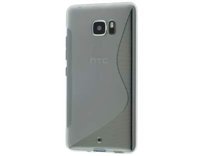 Wave Case for HTC U Ultra - Frosted Clear/Clear Soft Cover