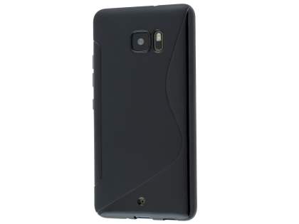 Wave Case for HTC U Ultra - Frosted Black/Black Soft Cover
