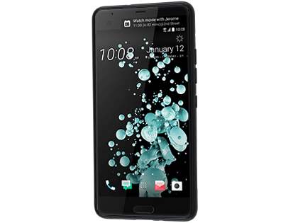 Wave Case for HTC U Ultra - Frosted Black/Black