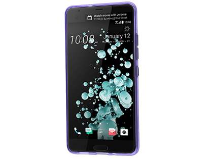 Wave Case for HTC U Ultra - Frosted Purple/Purple