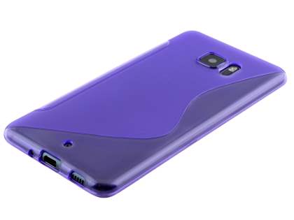 Wave Case for HTC U Ultra - Frosted Purple/Purple