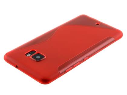 Wave Case for HTC U Ultra - Frosted Red/Red