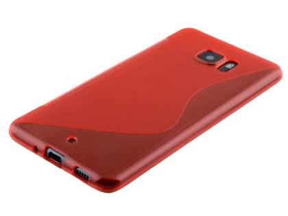 Wave Case for HTC U Ultra - Frosted Red/Red