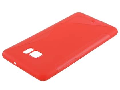 Wave Case for HTC U Ultra - Frosted Red/Red