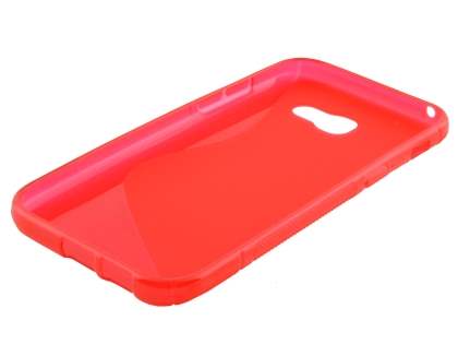 Wave Case for Samsung Galaxy A7 (2017) - Frosted Red/Red