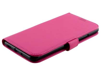 Slim Synthetic Leather Wallet Case with Stand for HTC U Ultra - Pink