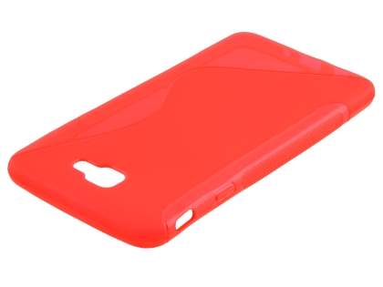 Wave Case for Samsung Galaxy J7 Prime - Frosted Red/Red Soft Cover