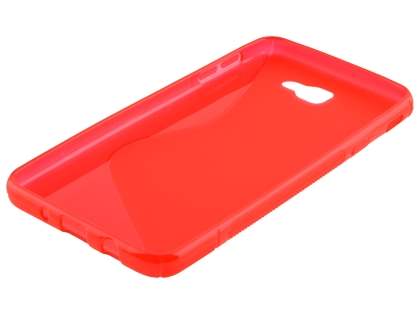 Wave Case for Samsung Galaxy J7 Prime - Frosted Red/Red