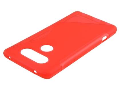 Wave Case for LG V20 - Frosted Red/Red Soft Cover