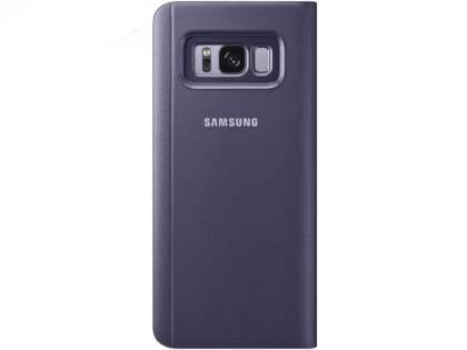 Genuine Samsung Galaxy S8 Clear View Standing Cover - Violet