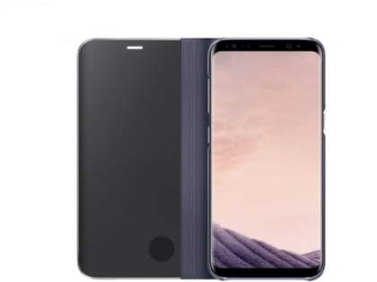 Genuine Samsung Galaxy S8 Clear View Standing Cover - Violet