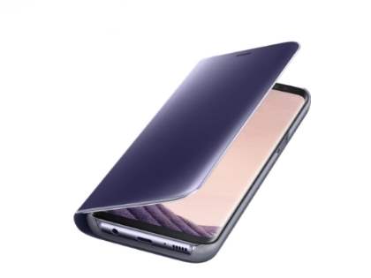 Genuine Samsung Galaxy S8 Clear View Standing Cover - Violet