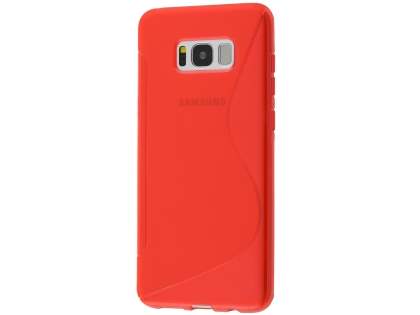 Wave Case for Samsung Galaxy S8+ - Frosted Red/Red Soft Cover