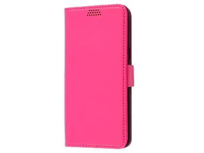 Synthetic Leather Wallet Case with Stand for Samsung Galaxy S8 - Pink