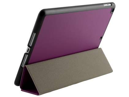 Premium Slim Synthetic Leather Flip Case with Stand for iPad 6th/5th Gen - Purple/Black Premium Slim Synthetic Leather Flip Case with Stand for iPad 6th/5th Gen - Purple/Black