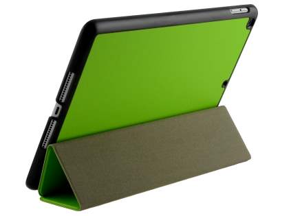 Premium Slim Synthetic Leather Flip Case with Stand for iPad 6th/5th Gen - Green/Black Premium Slim Synthetic Leather Flip Case with Stand for iPad 6th/5th Gen - Green/Black