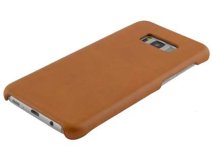 Top Grain Leather Back Cover for Samsung Galaxy S8 - Ochre