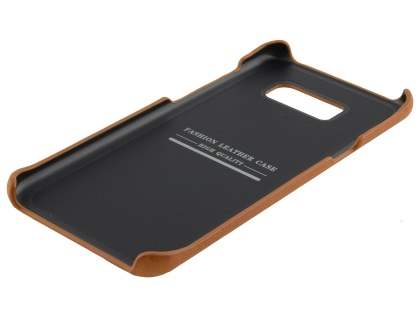 Top Grain Leather Back Cover for Samsung Galaxy S8 - Ochre