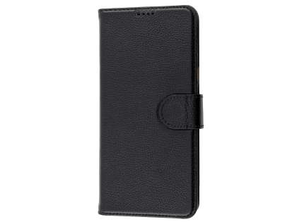 Premium Leather Wallet Case for Samsung Galaxy S8 - Black