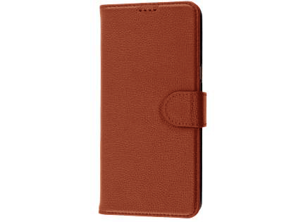 Premium Leather Wallet Case for  Samsung Galaxy S8 - Caramel