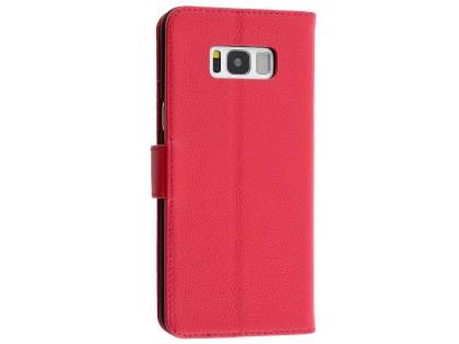 Premium Leather Wallet Case for Samsung Galaxy S8 - Pink Premium Leather Wallet Case for Samsung Galaxy S8 - Pink