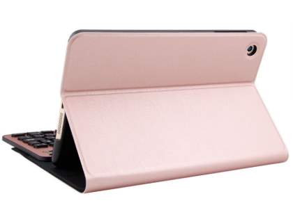 Aluminium Keyboard with Slim Case for iPad mini 1/2/3 - Rose Gold