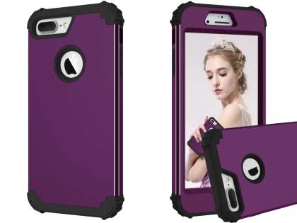 Defender Case for iPhone 7 Plus - Plum/Black