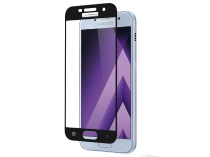 Curved Tempered Glass Full Screen Protector for Samsung Galaxy A5 (2017) - Black Bezel Screen Protector