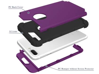 Defender Case for iPhone 7 Plus - Plum/Black