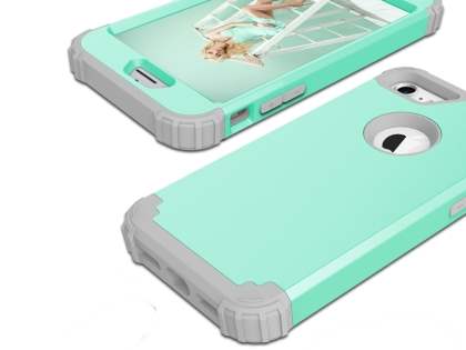 Defender Case for iPhone 8/7 - Mint/Grey