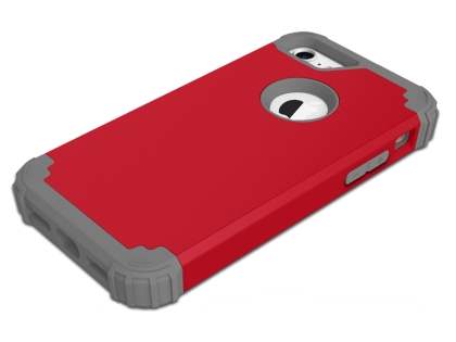 Defender Case for iPhone 7 Plus - Red/Grey
