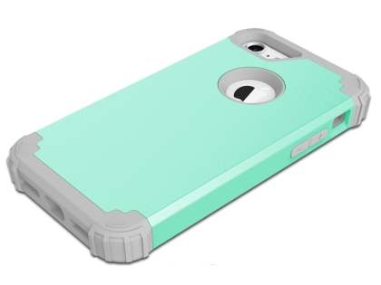 Defender Case for iPhone 7 Plus - Mint/Grey