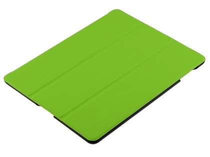 Premium Slim Synthetic Leather Flip Case with Stand for iPad 2/3/4 - Green
