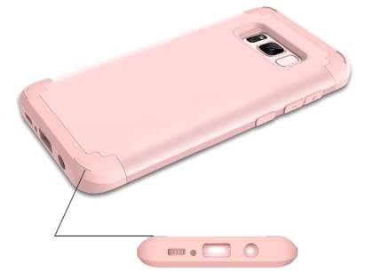 Defender Case for Samsung Galaxy S8+ - Metallic Pink