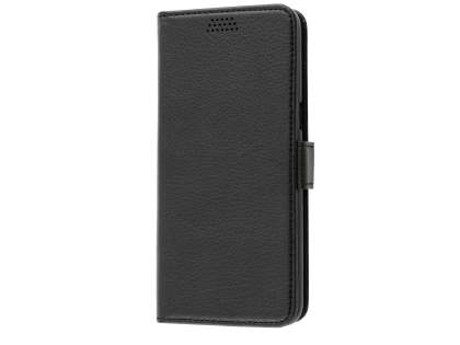 Synthetic Leather Wallet Case with Stand for Samsung Galaxy S8+ - Classic Black