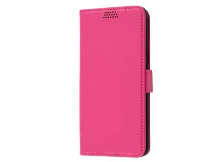Synthetic Leather Wallet Case with Stand for Samsung Galaxy S8+ - Pink