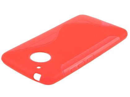 Wave Case for Motorola Moto G5 - Frosted Red/Red Soft Cover