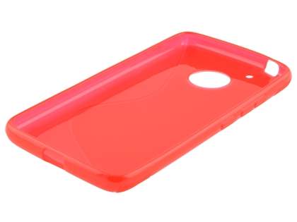Wave Case for Motorola Moto G5 - Frosted Red/Red