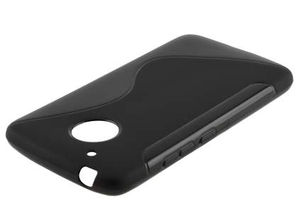 Wave Case for Motorola Moto G5 - Frosted Black/Black Soft Cover