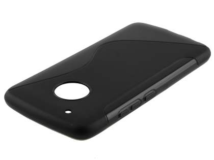 Wave Case for Motorola Moto G5 Plus - Frosted Black/Black Soft Cover
