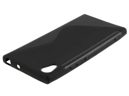 Wave Case for Sony Xperia XA1 - Frosted Black/Black Soft Cover