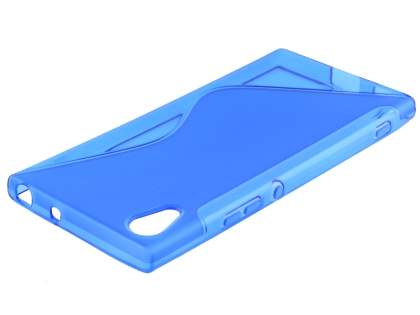 Wave Case for Sony Xperia XA1 - Frosted Blue/Blue Soft Cover