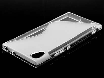 Wave Case for Sony Xperia XA1 - Frosted Clear/Clear Soft Cover
