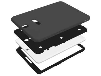 Rugged Impact Case for Samsung Galaxy Tab S2 9.7 - Classic Black