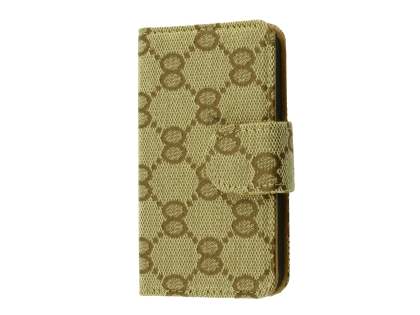 Synthetic Leather Wallet Case for Apple iPhone 4s/4 - Light Brown Synthetic Leather Wallet Case for Apple iPhone 4s/4 - Light Brown