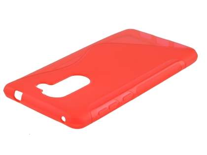 Wave Case for Huawei GR5 2017 - Frosted Red/Red Soft Cover