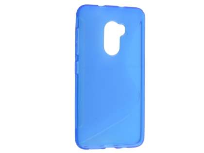 Wave Case for HTC One X10 - Frosted Blue/Blue Soft Cover